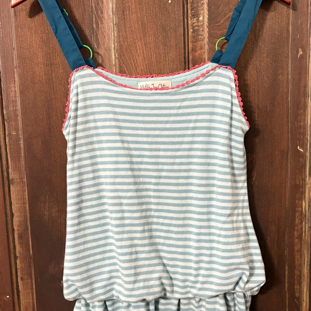 Matilda Jane Blue Striped Women’s Tank Top